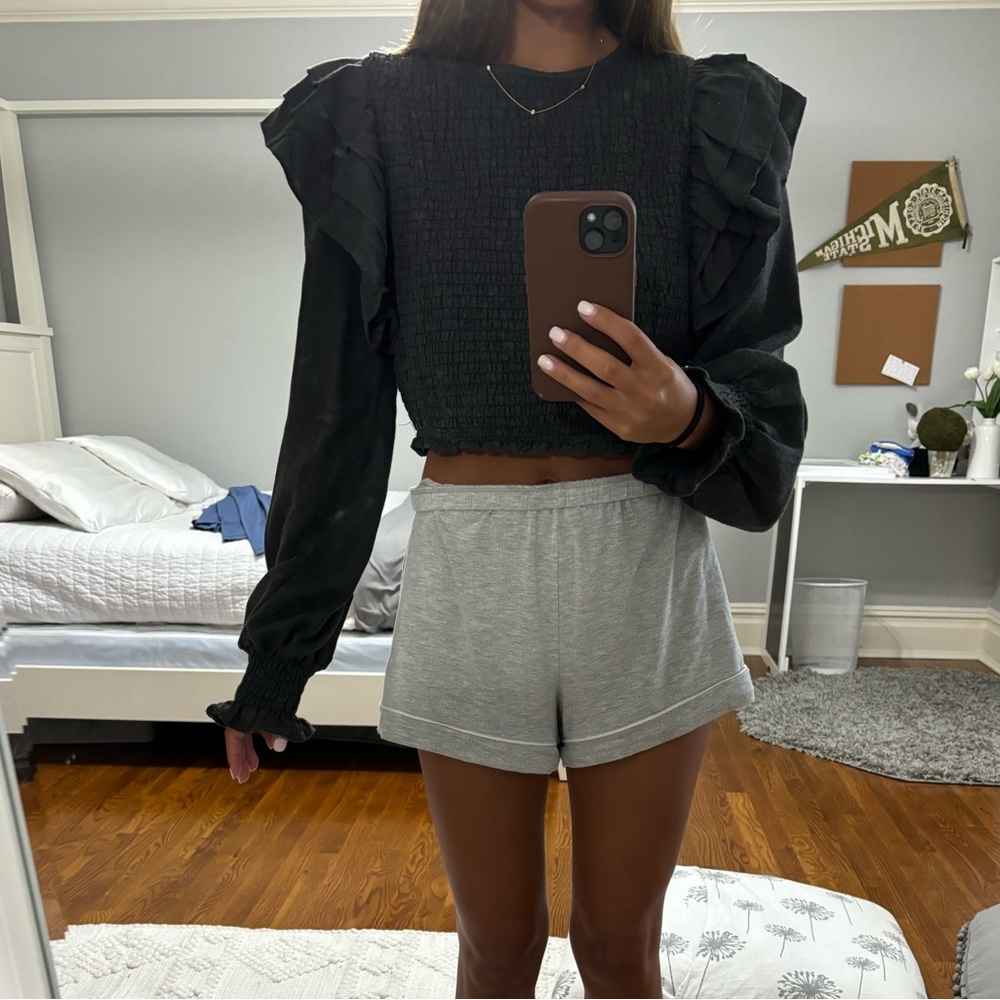 Dark gray Zara top